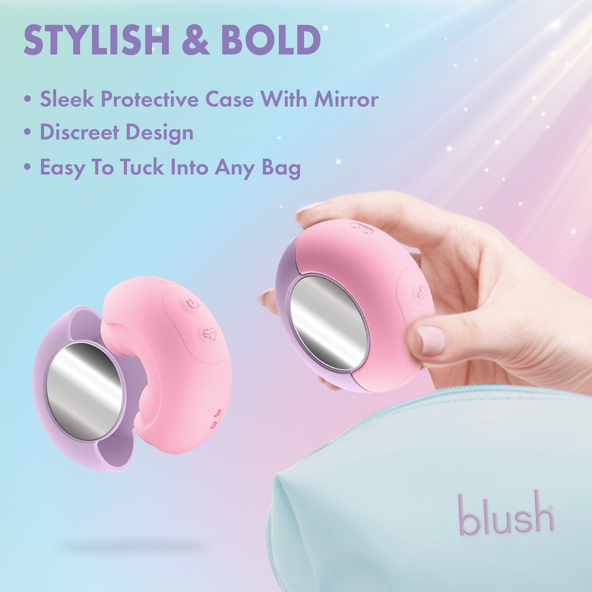 Odsávačka klitorisu Blush Play with me Růžový