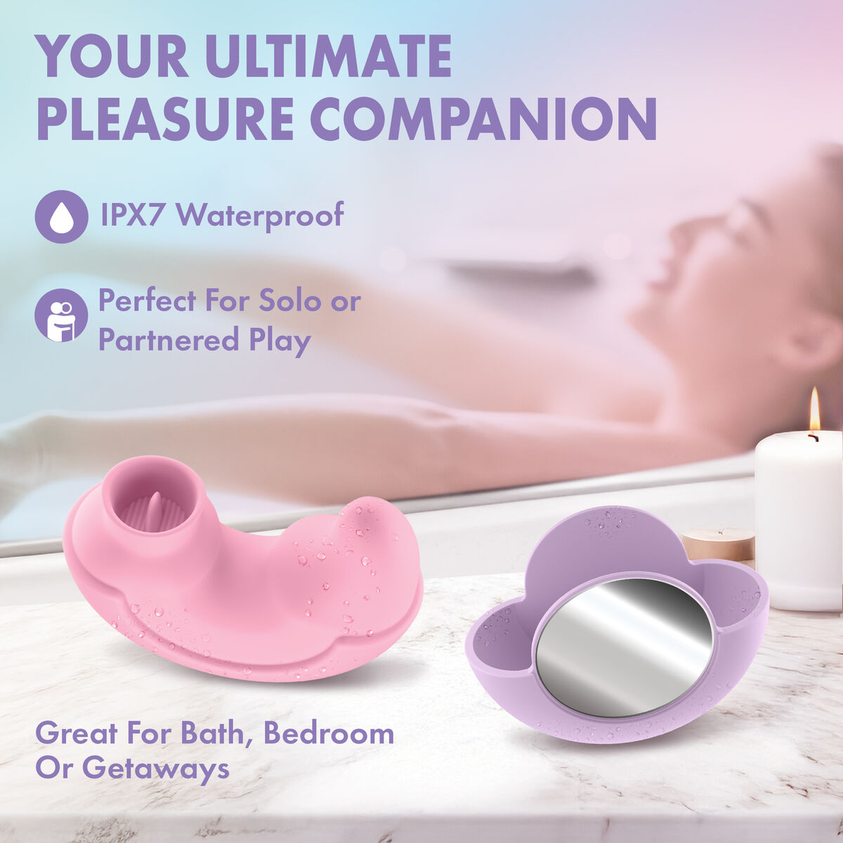 Odsávačka klitorisu Blush Play with me Růžový