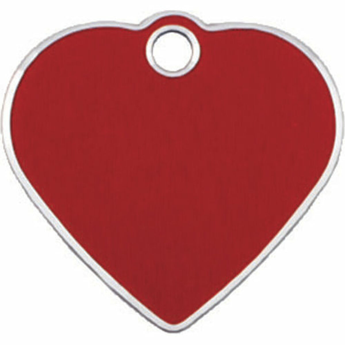 Naamplaatje voor halsband Imarc Heart Rood