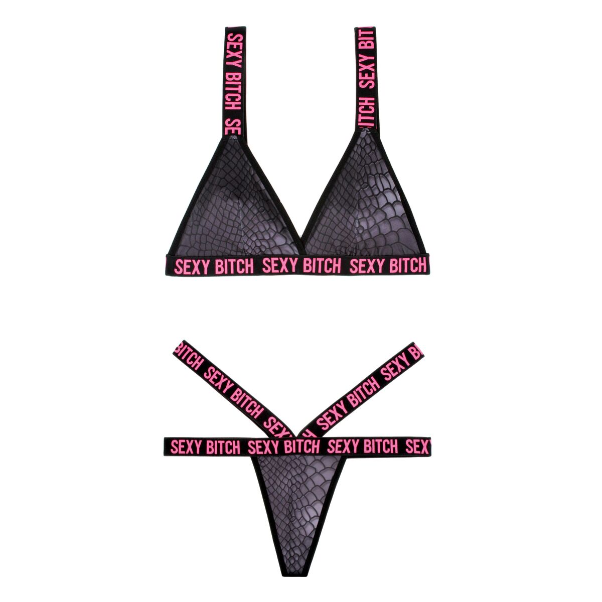 Krajkové Spodní Prádlo Fantasy Lingerie Černý (L/XL)