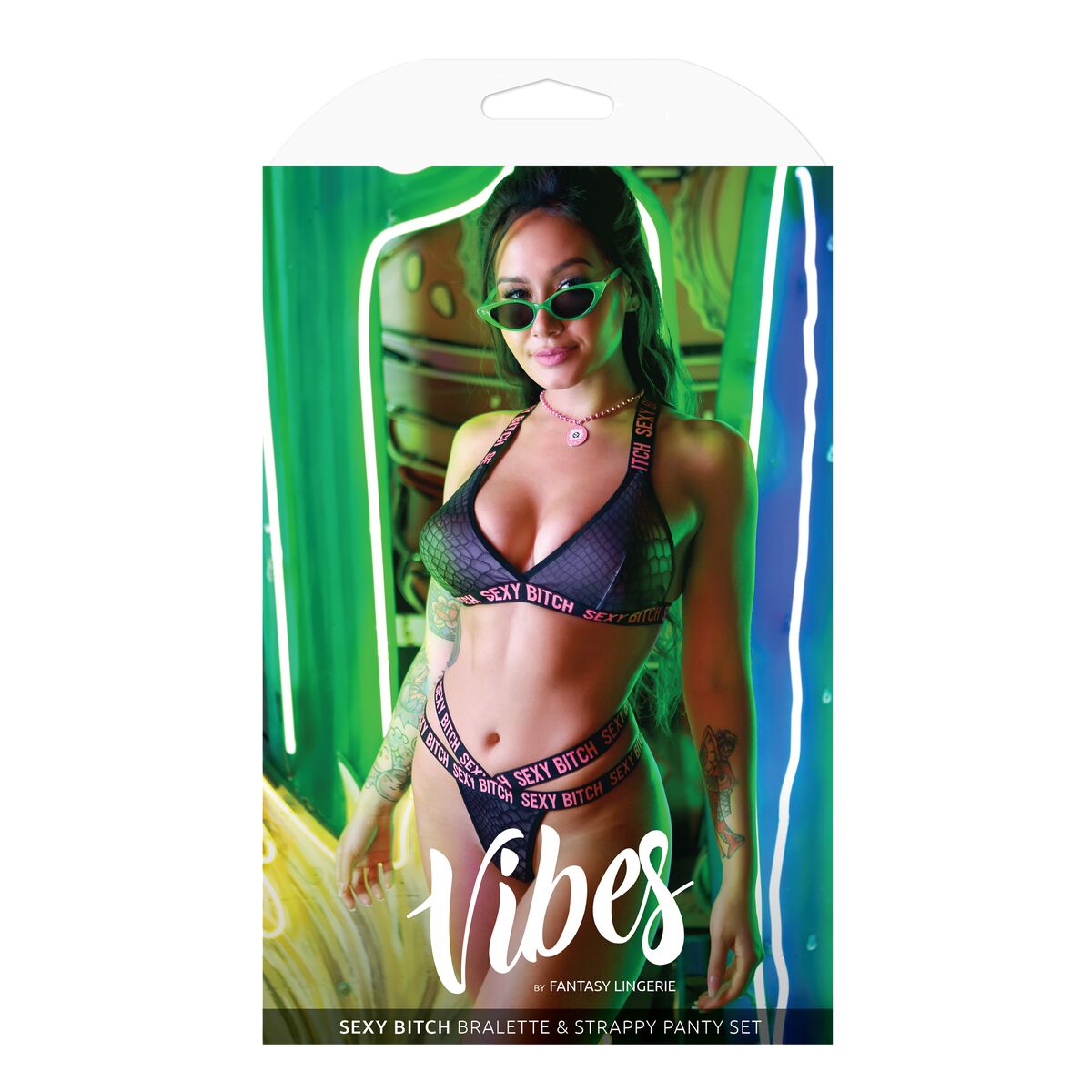 Krajkové Spodní Prádlo Fantasy Lingerie Černý (L/XL)