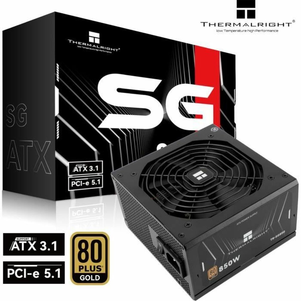 Afbeeldingen van Power supply Thermalright SG850 850 W 130 W 80 Plus Gold