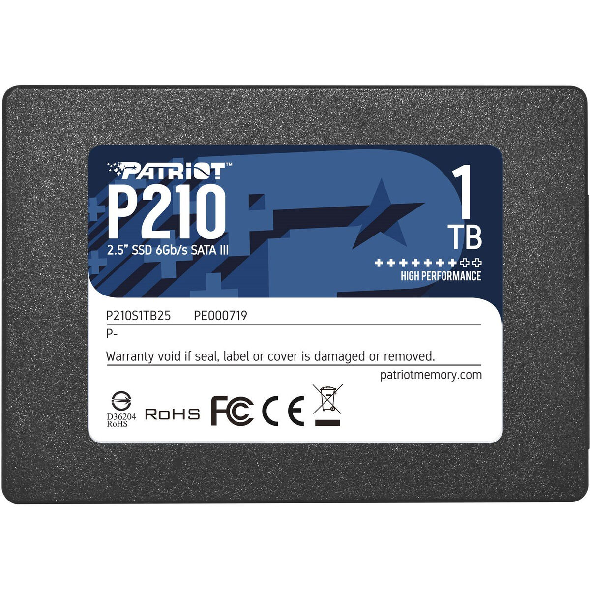 Disque dur Patriot Memory P210 1 TB HDD 1 TB SSD
