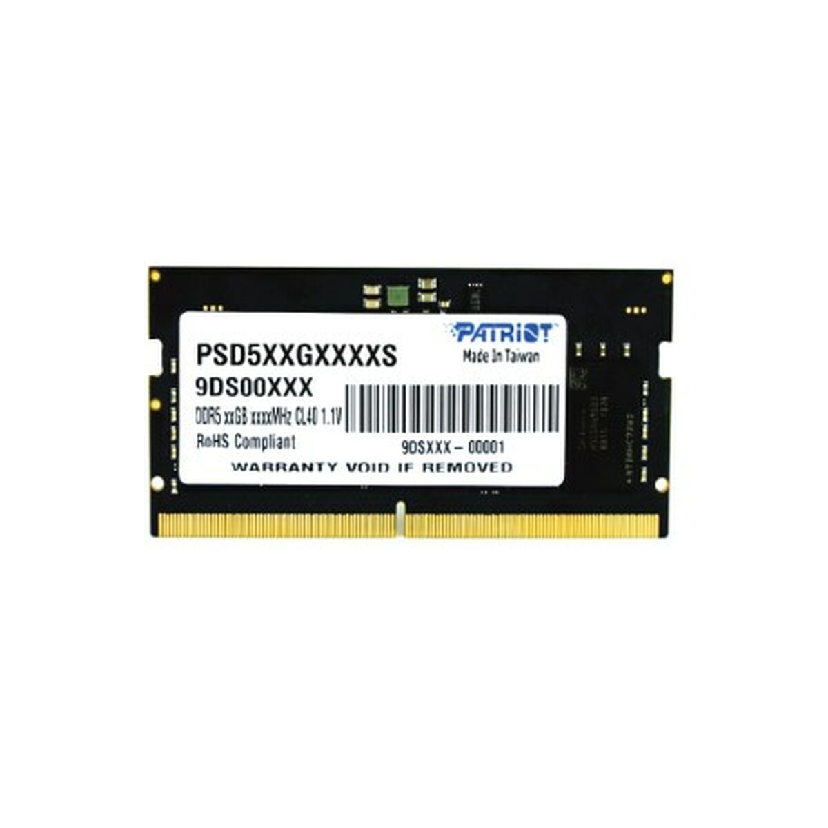 Mémoire RAM Patriot Memory PSD516G480081S DDR5 16 GB CL40