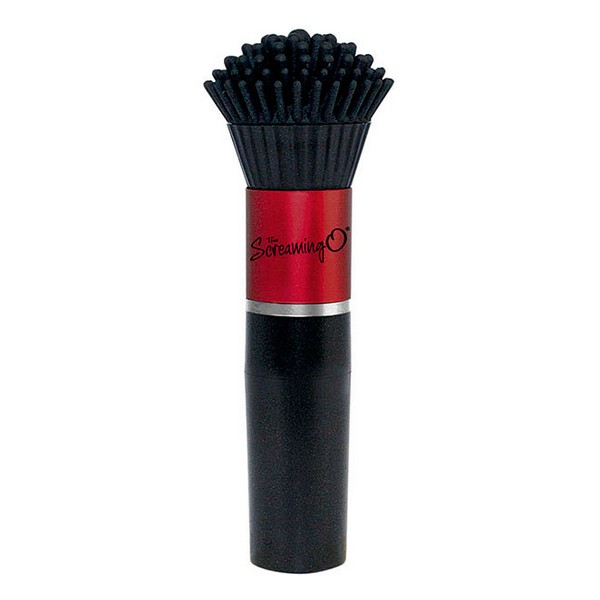 Clitoral Stimulator The Screaming O Make-up Brush Black/Red