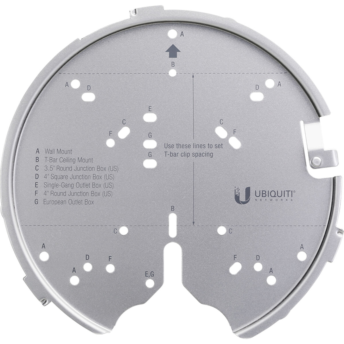 Afbeeldingen van Wall Bracket UBIQUITI Aluminium