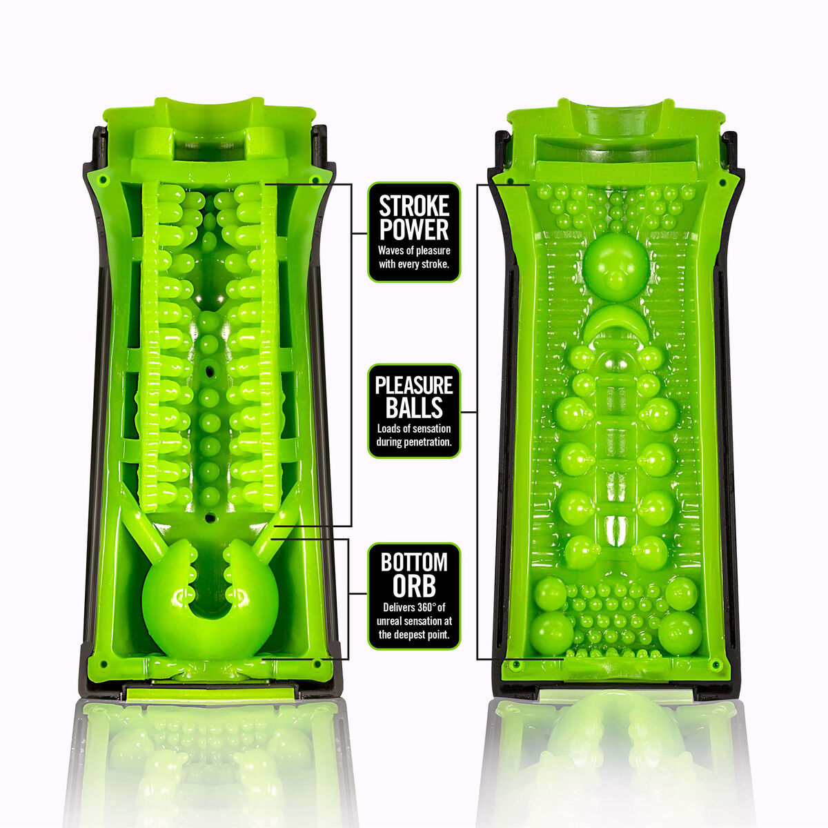 Endurance masturbator w kształcie tyłka Blush M for Men Czarny