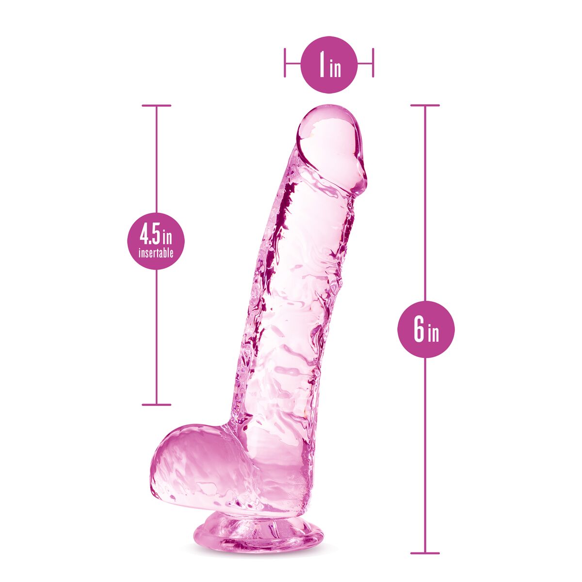 Realistic Dildo Blush Naturally Yours TPE Ø 2,8 cm