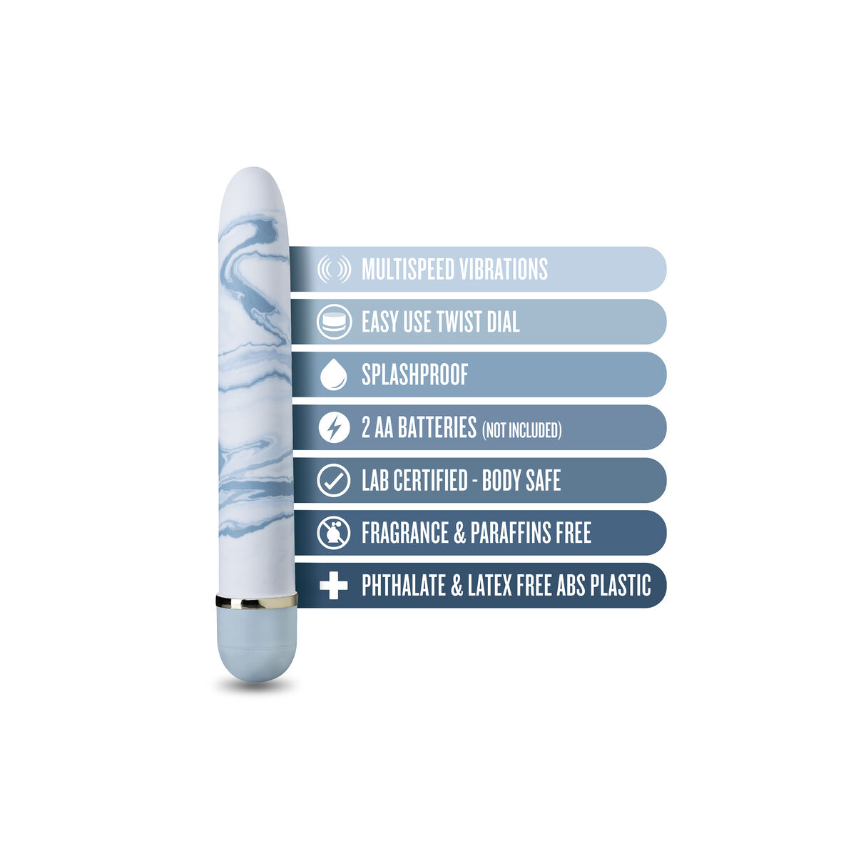 Minivibrátory Blush The Collection Modrý