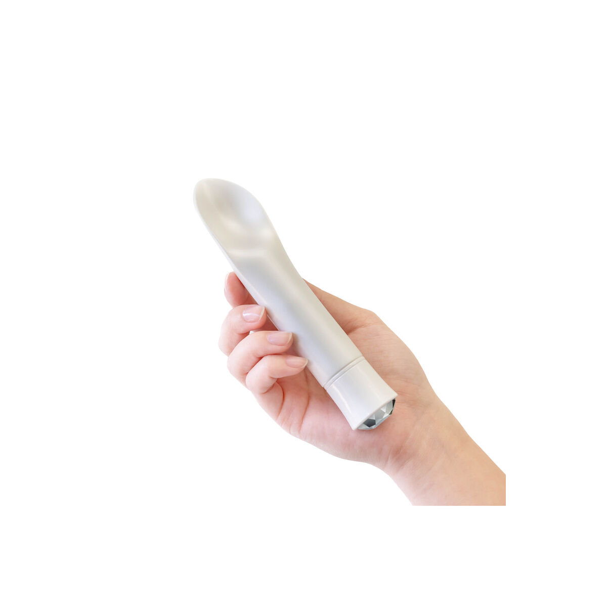 Mini vibrátor Blush Oh My Gem Bold Diamond Stříbřitý