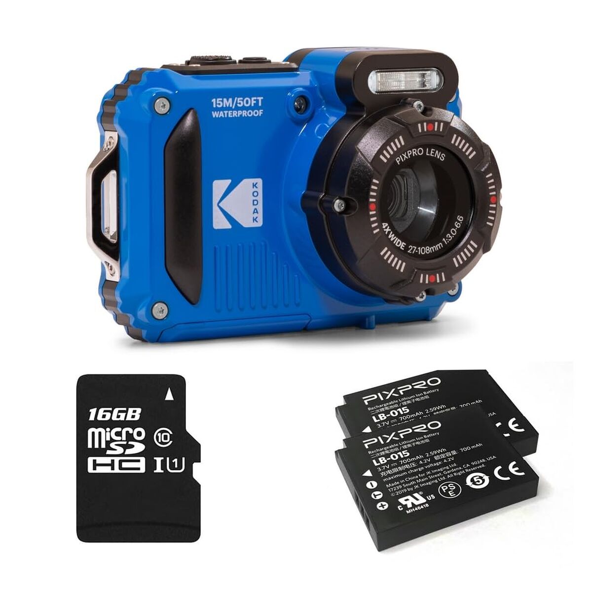 Bild von Children’s Digital Camera Kodak WPZ2BL6 Blue 16 MP