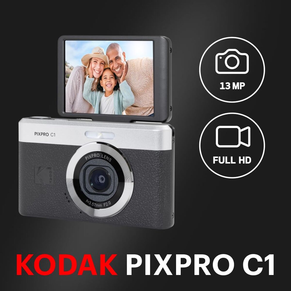 Picture of Digital Camera Kodak PIXPRO C1 BK Black