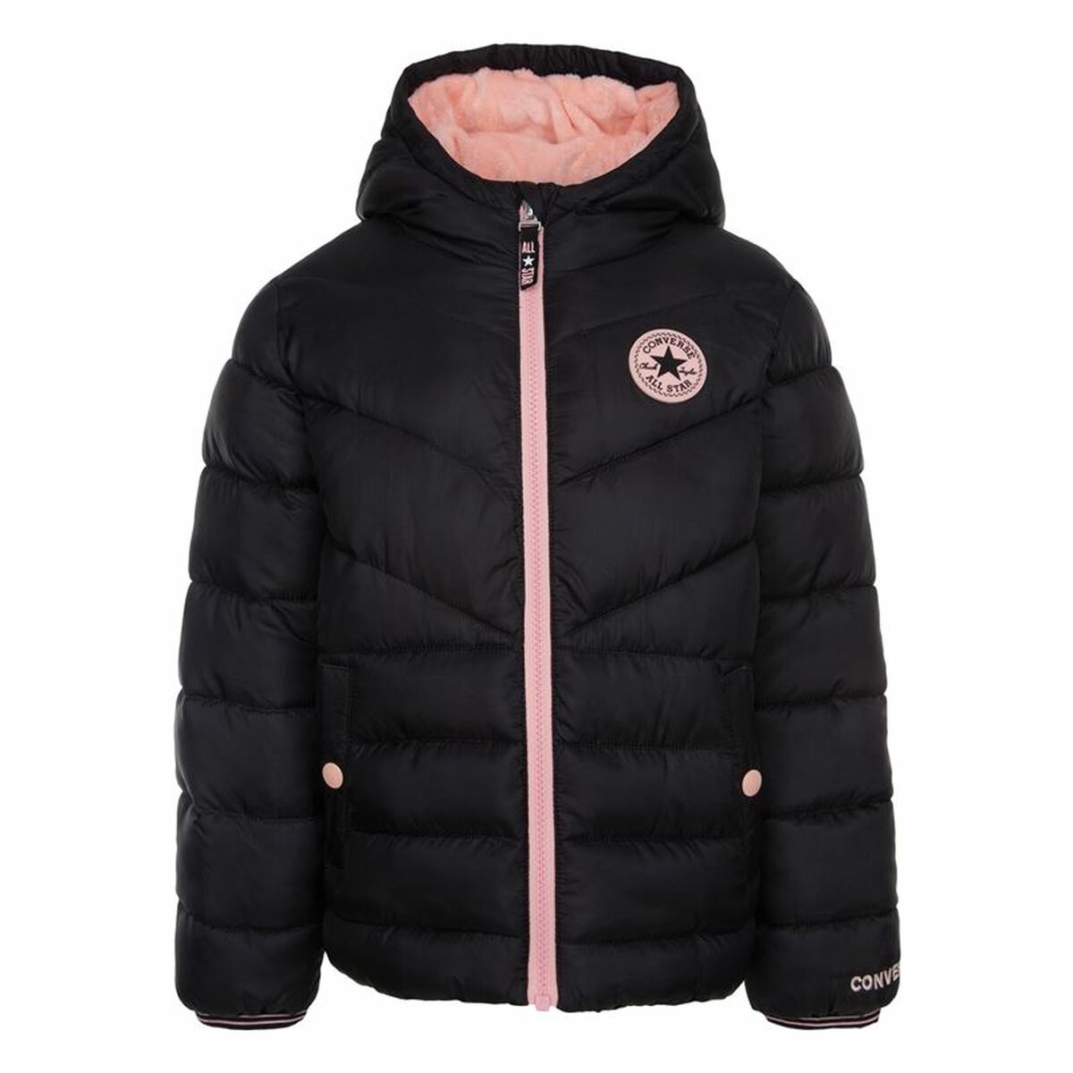 Children’s Jacket Converse Solid Mdwt Puffer Black Children’s Jacket Converse Solid Mdwt Puffer Black