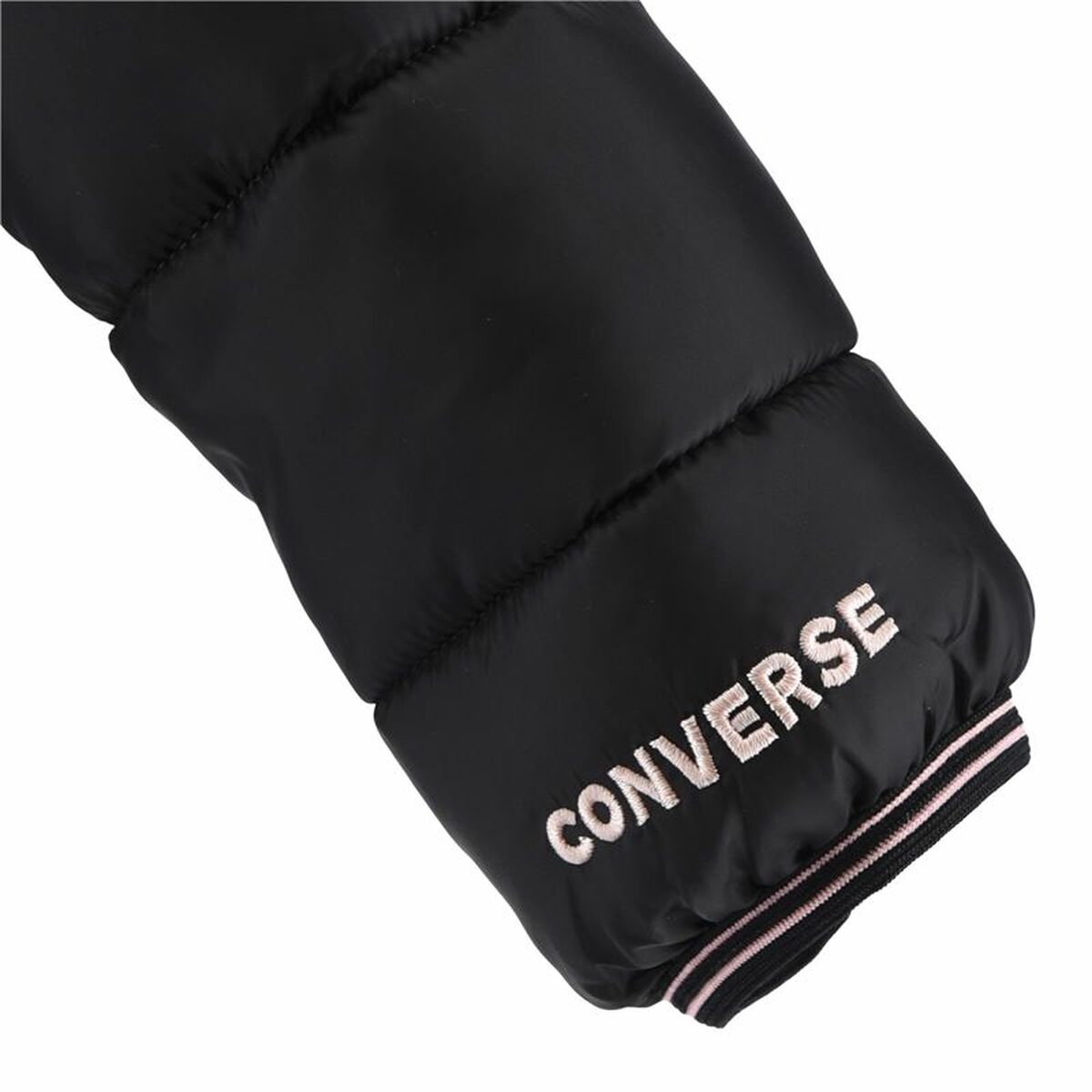 Children’s Jacket Converse Solid Mdwt Puffer Black