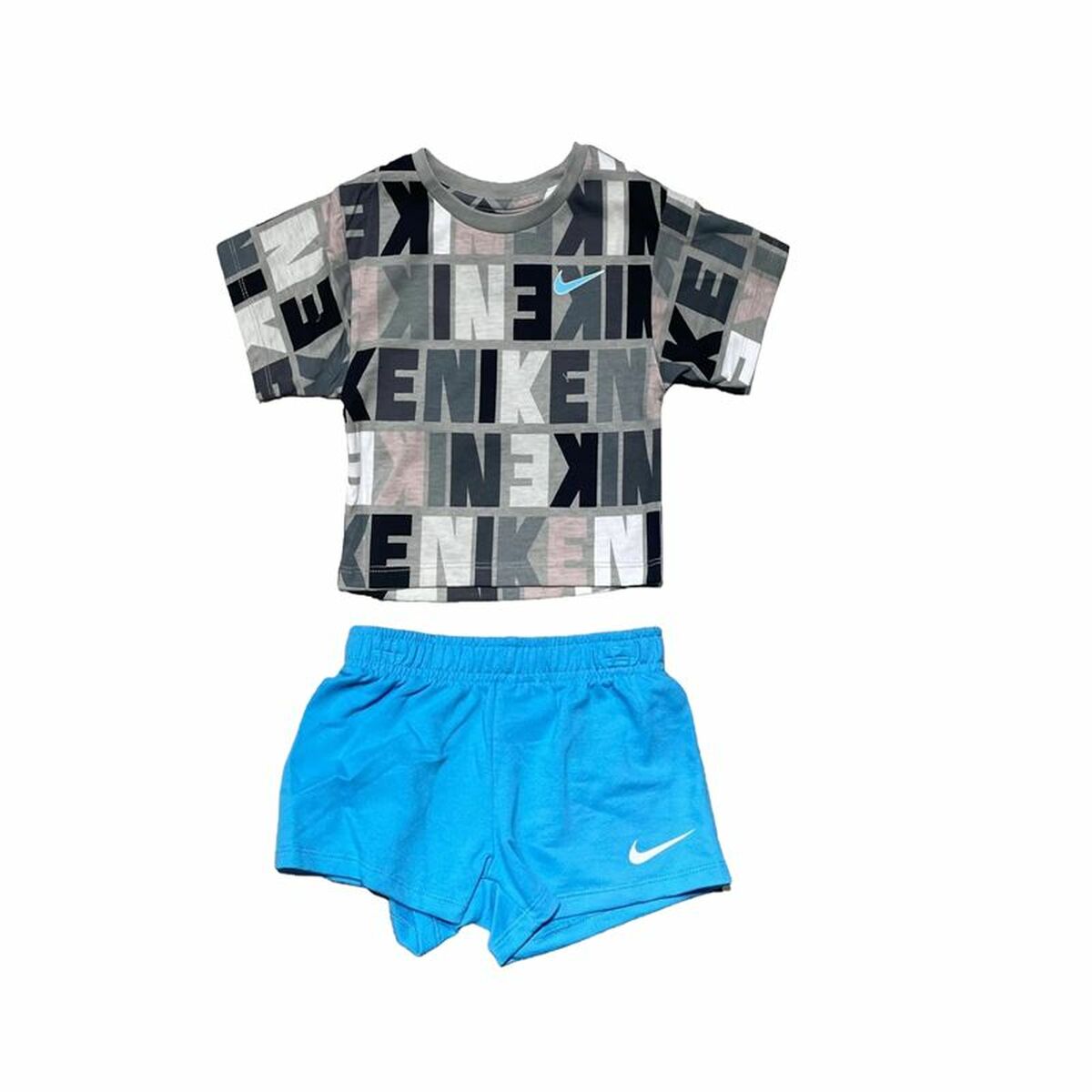 Ensemble de Sport pour Enfants Nike  Knit Short Bleu