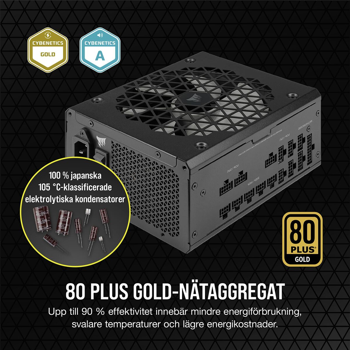 Picture of Power supply Corsair RM1000x SHIFT ATX 1000 W 80 Plus Gold