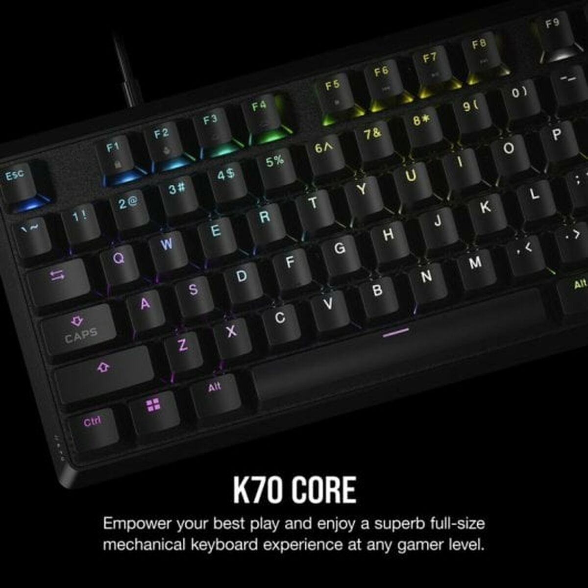Afbeeldingen van Keyboard Corsair CH-910971E-ES Black
