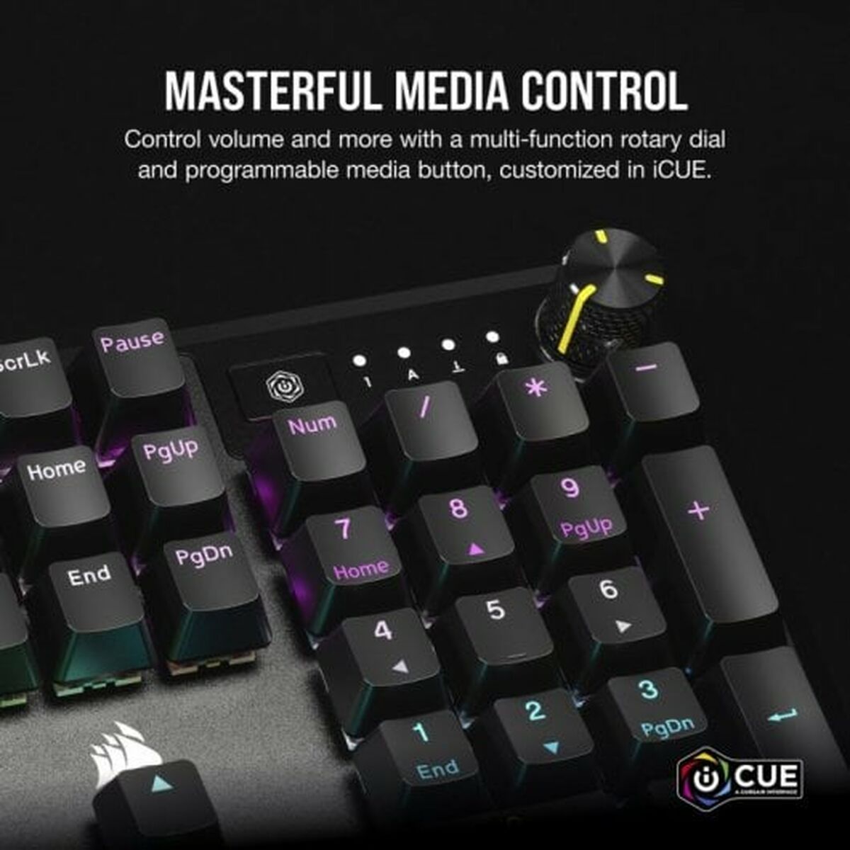 Afbeeldingen van Keyboard Corsair CH-910971E-ES Black