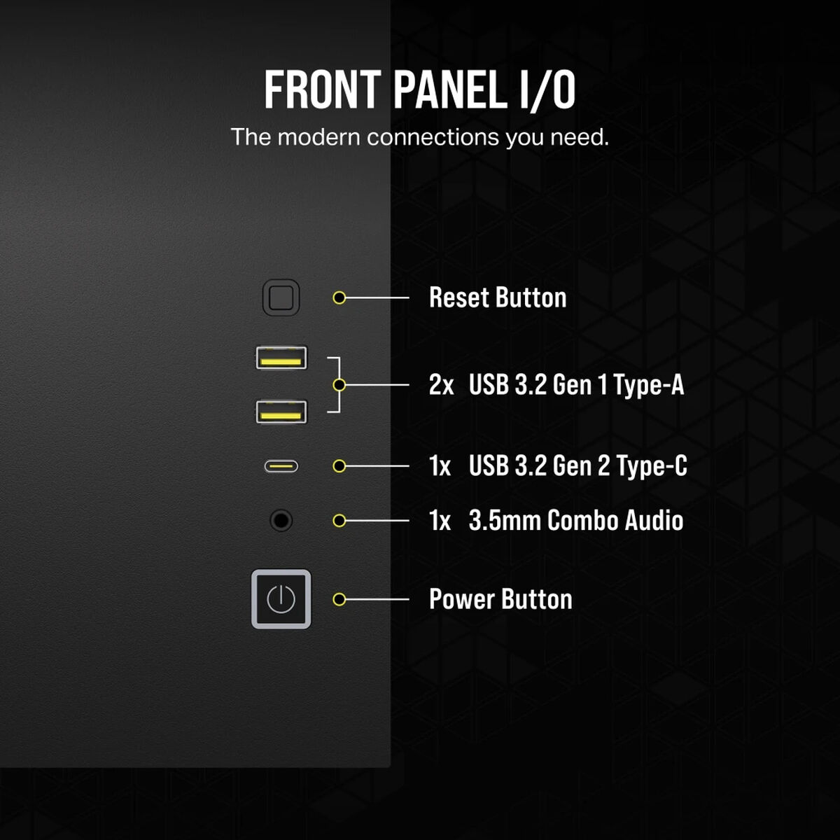 Afbeeldingen van ATX Semi-tower Box Corsair Black