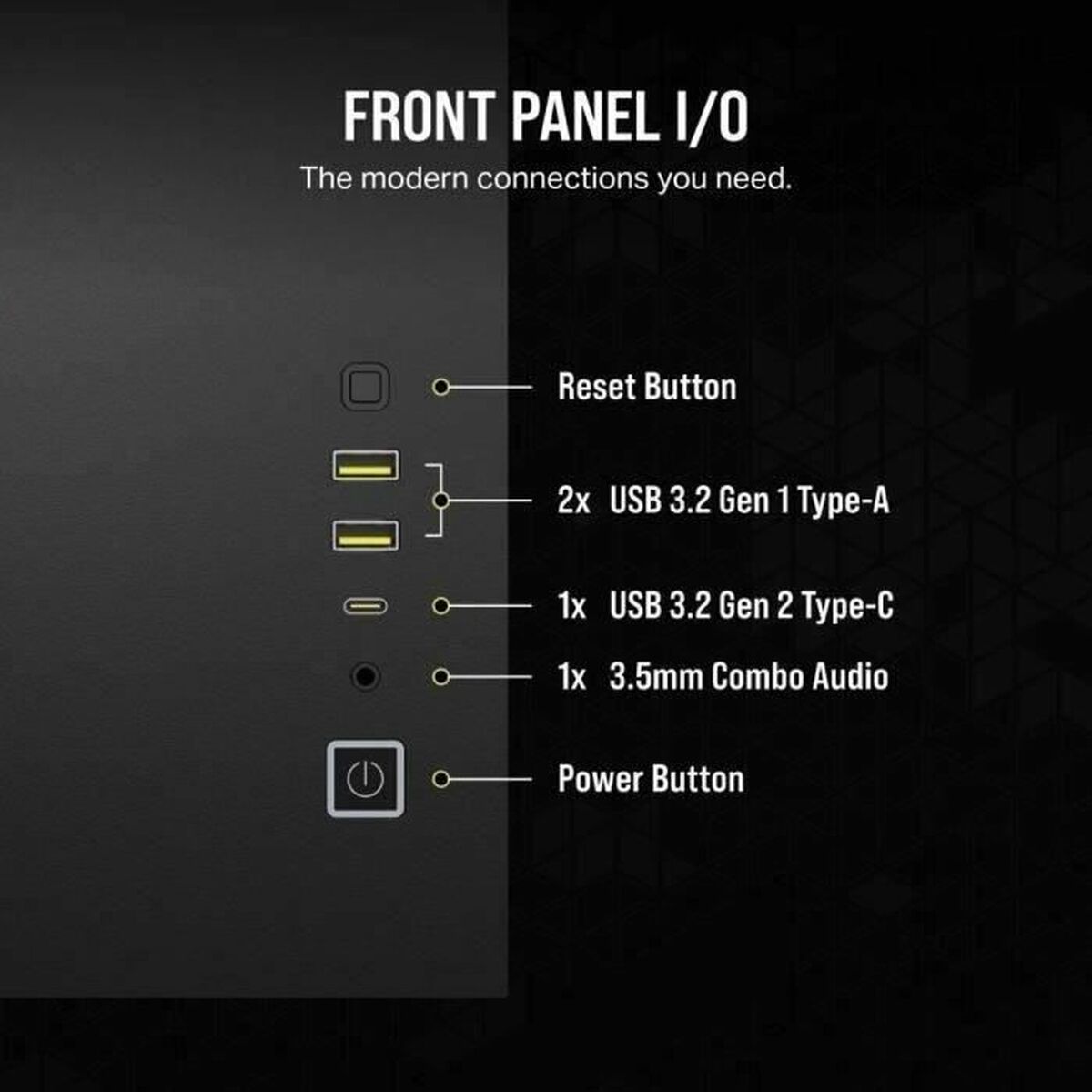 Afbeeldingen van ATX Semi-tower Box Corsair Black