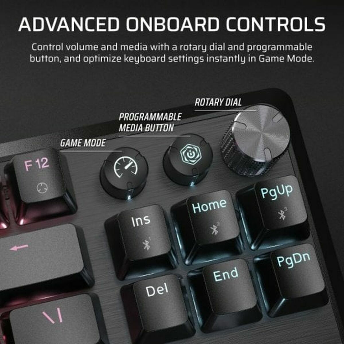 Picture of Wireless Keyboard Corsair CH-914901E-ES Black Spanish Qwerty