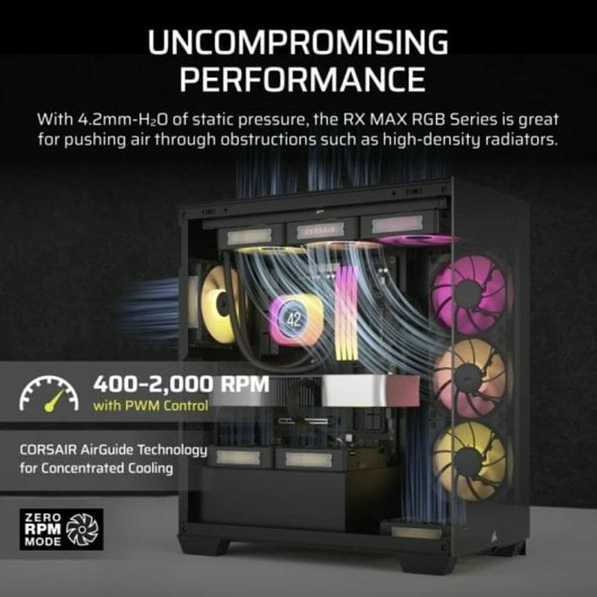 Afbeeldingen van Box Ventilator Corsair iCUE LINK RX120 RGB MAX
