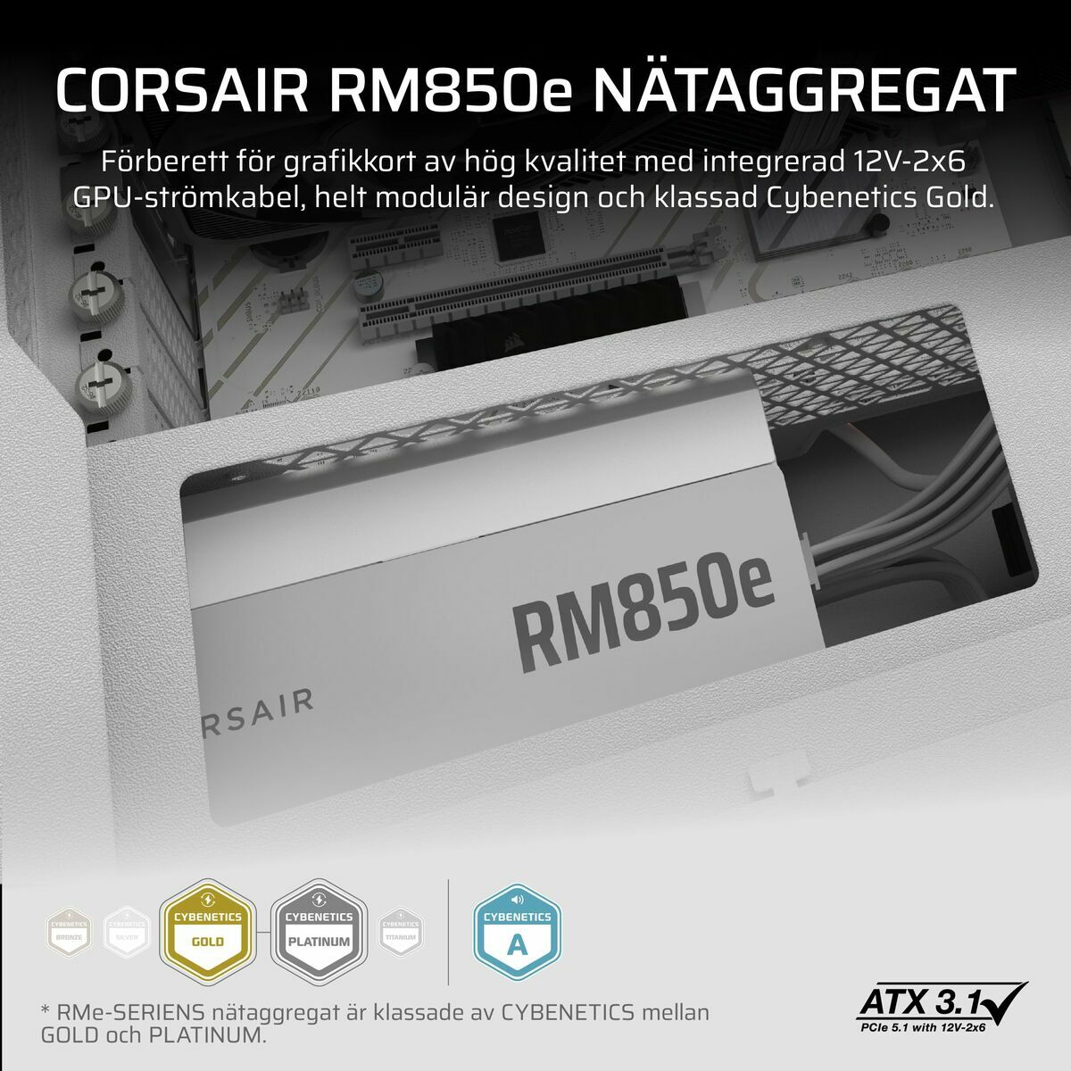 Picture of Power supply Corsair ATX 850 W 80 Plus Gold