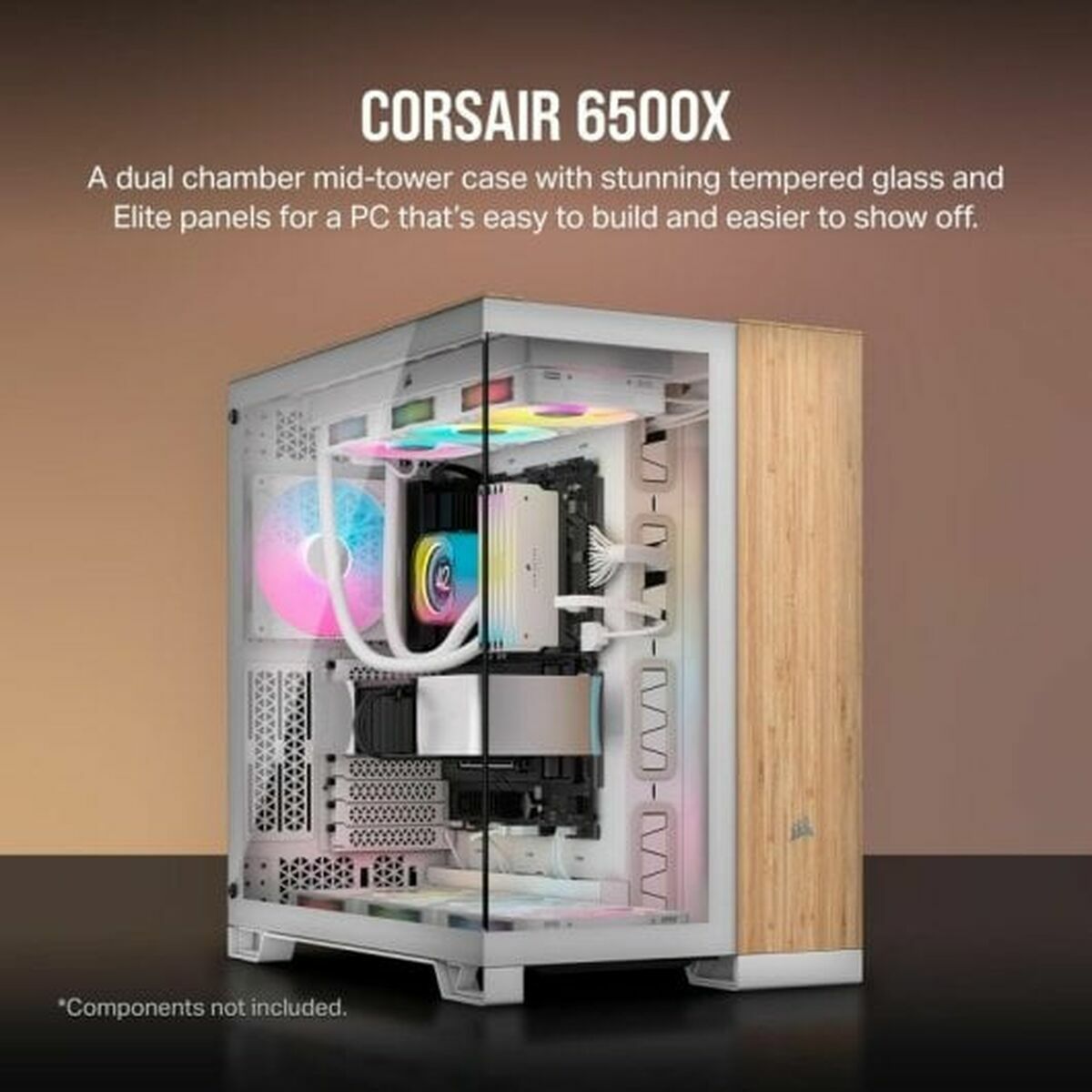 Afbeeldingen van ATX Semi-tower Box Corsair CC-9011284-WW White Multicolour