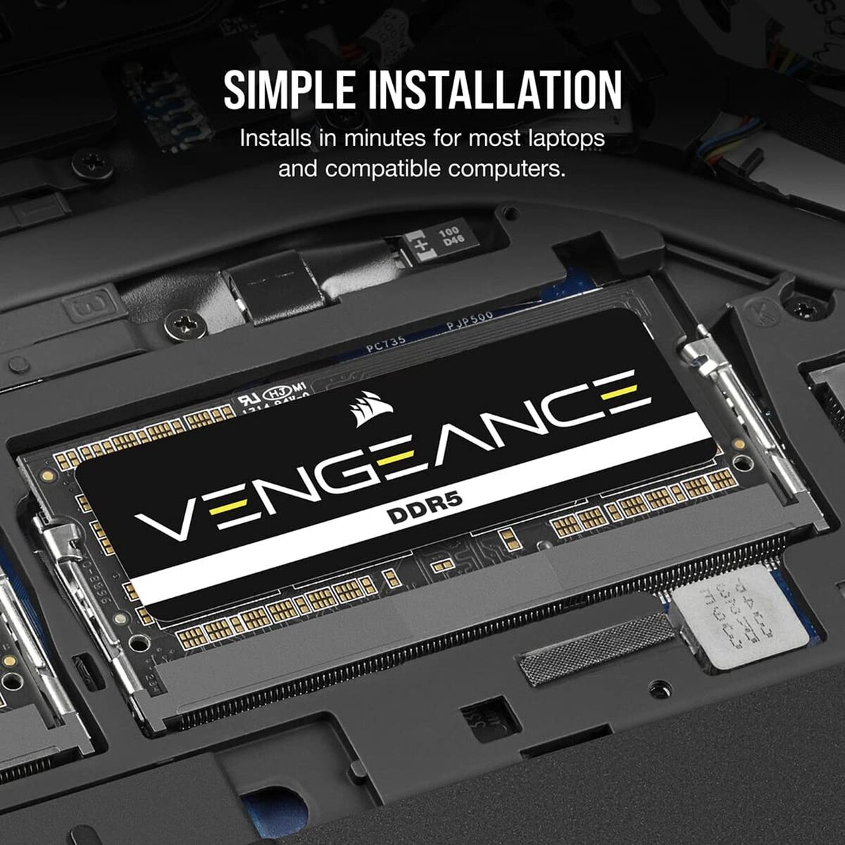 Afbeeldingen van Memory slots Corsair 16 GB DDR5 SDRAM DDR5 5200 MHz