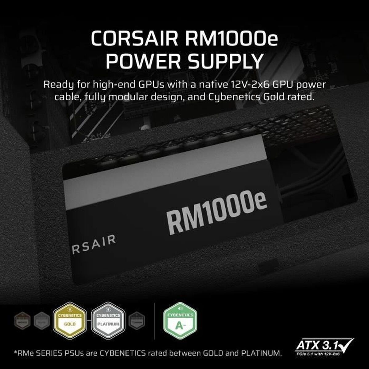 Voedingsbron Corsair CP-9020297-EU 1000 W 80 Plus Gold