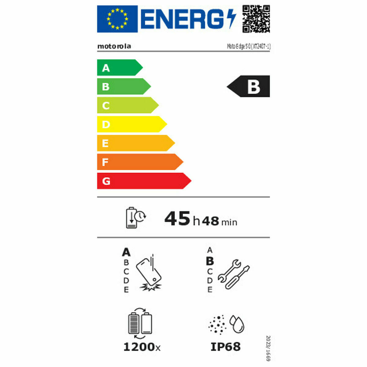 Image de Smartphone Motorola Edge 50 12 GB RAM 512 GB Grey 6,67"