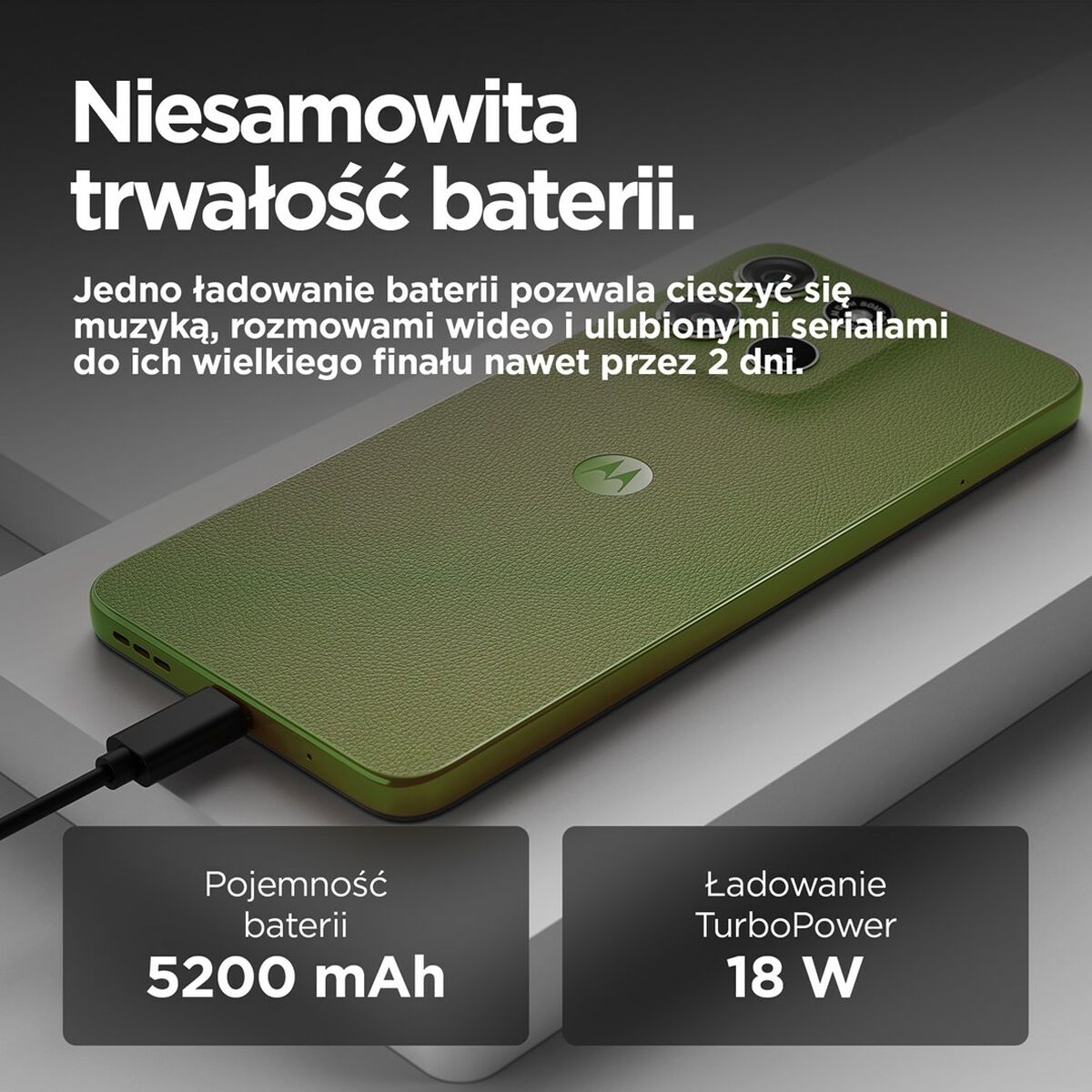 Smartphone Motorola PB6E0016PL 6,72" 8 GB RAM 256 GB Green