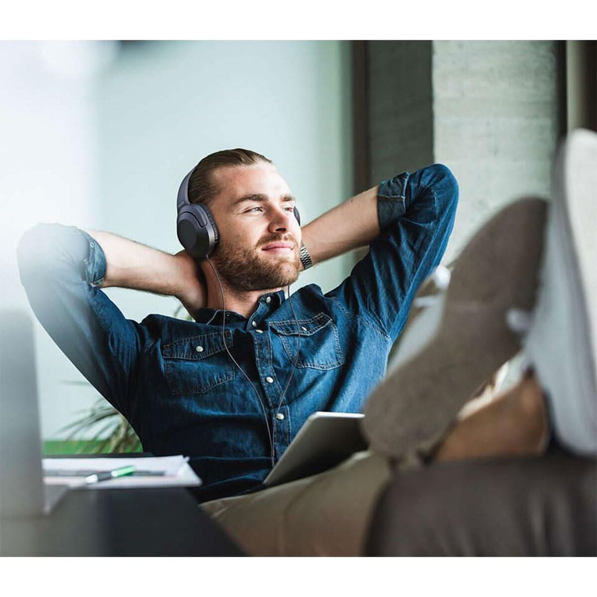 Bild von Headphones with Headband Philips Black (Refurbished A)