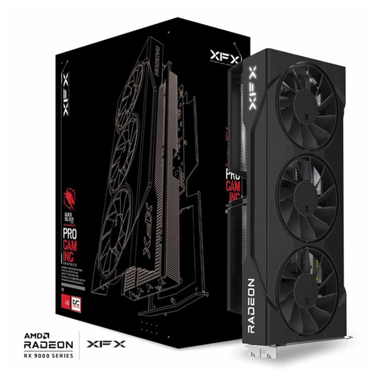 Afbeeldingen van Graphics card XFX RX-96TS316B7 RADEON RX 9060 XT 16 GB GDDR6