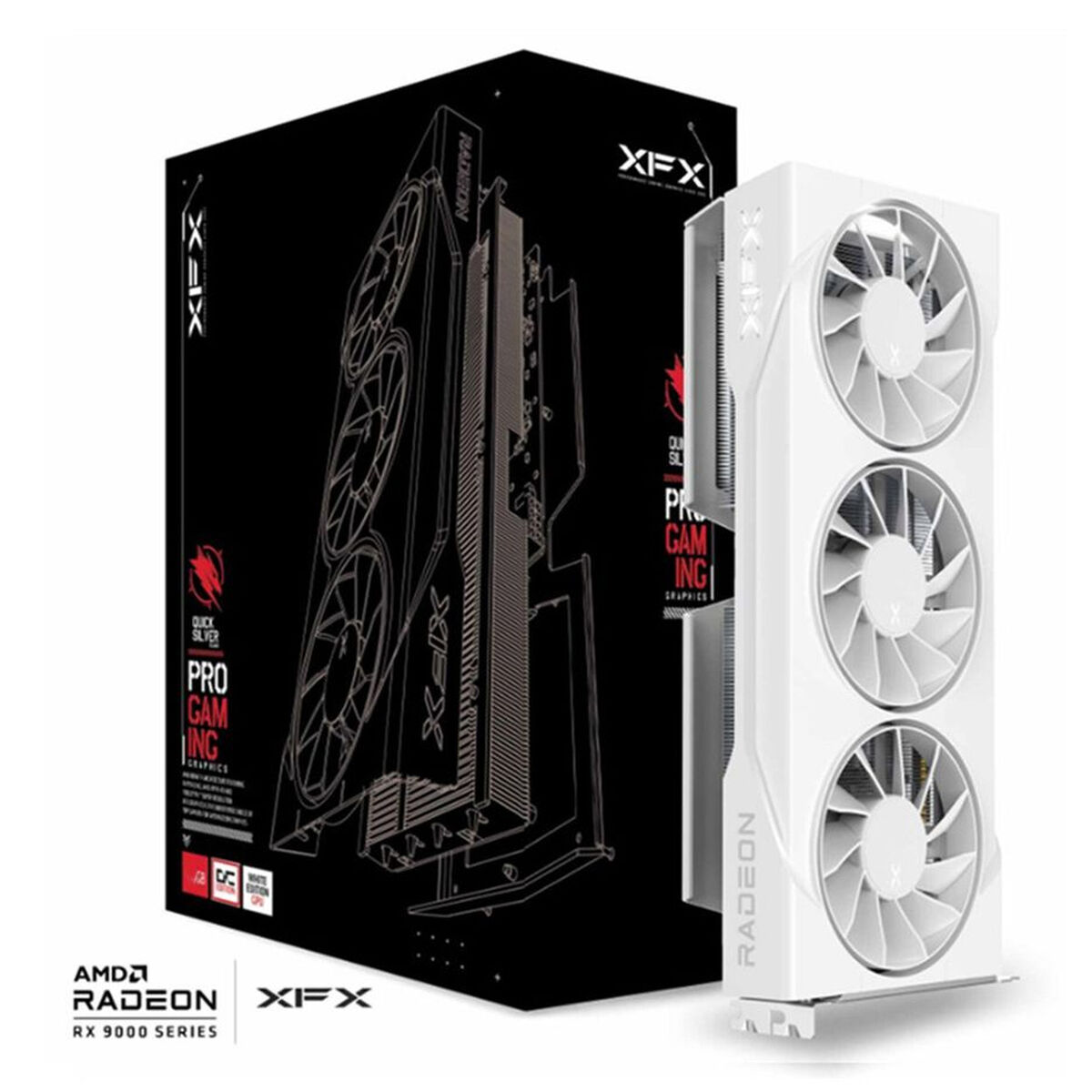 Afbeeldingen van Graphics card XFX RX-96TS316W7 RADEON RX 9060 XT 16 GB GDDR6
