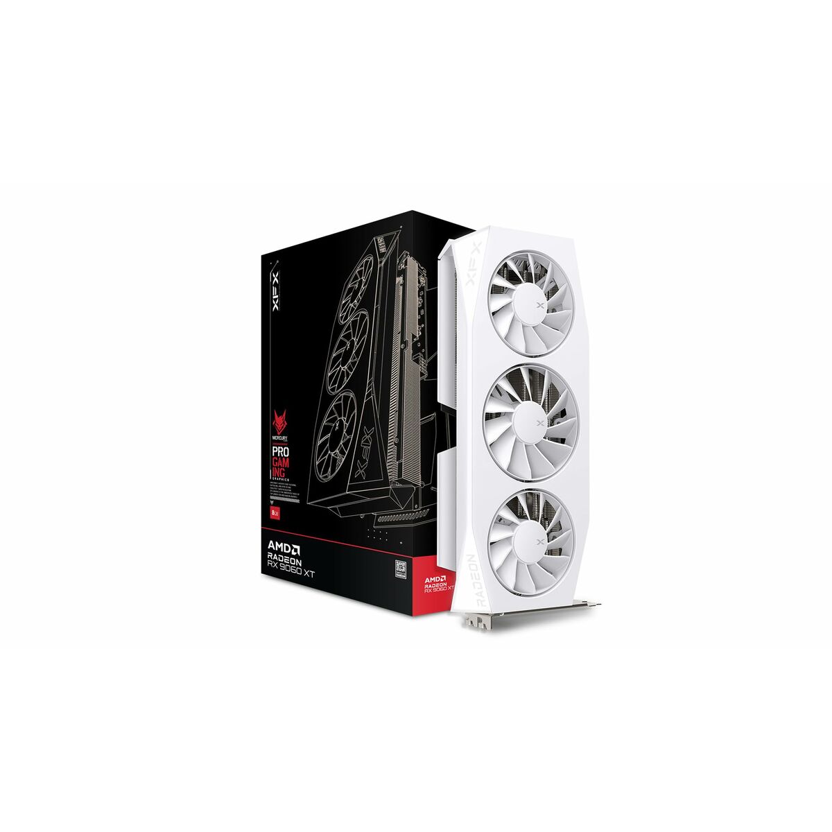 Afbeeldingen van Graphics card XFX RX-96TMERCW9 RADEON RX 9060 XT 16 GB GDDR6