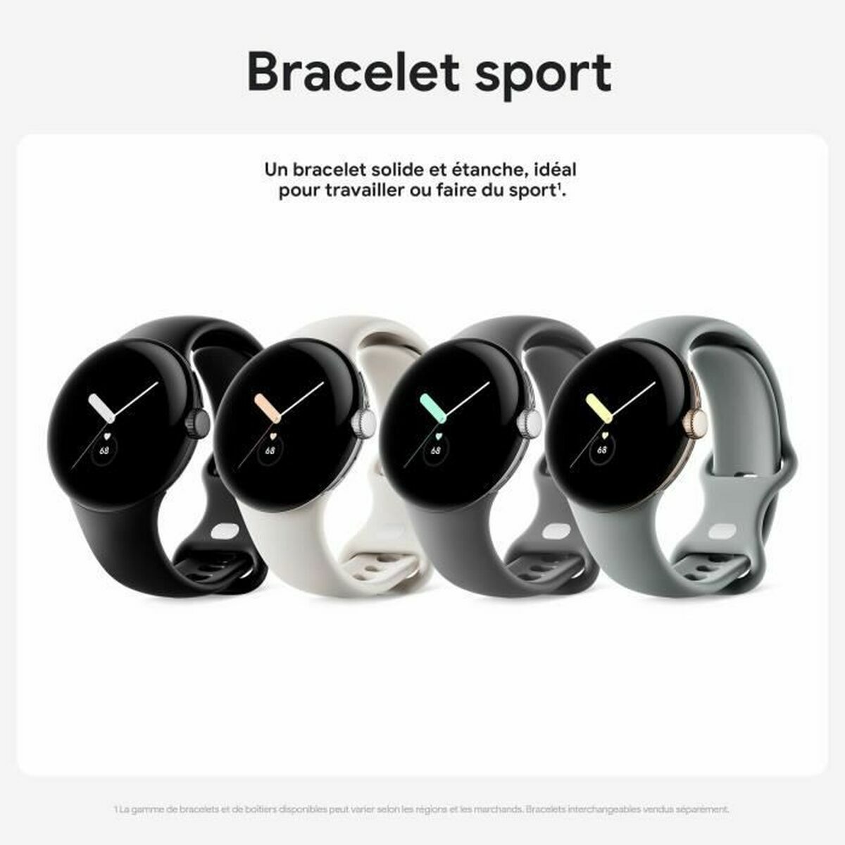 Afbeeldingen van Smartwatch Google 7762997 Black 1,2" 1,6"