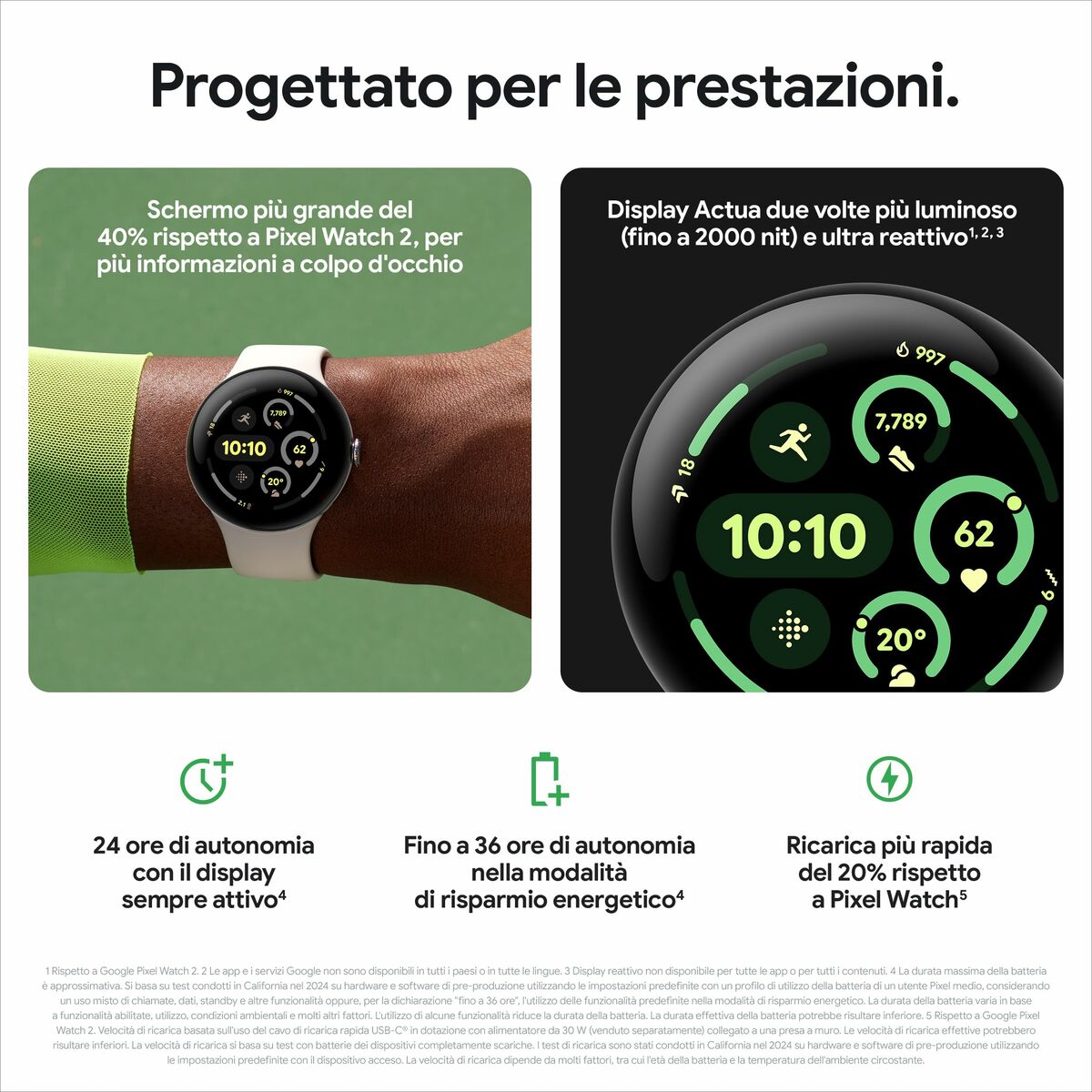 Smartwatch Google Pixel Watch 3 45mm Black 1,4" 45 mm