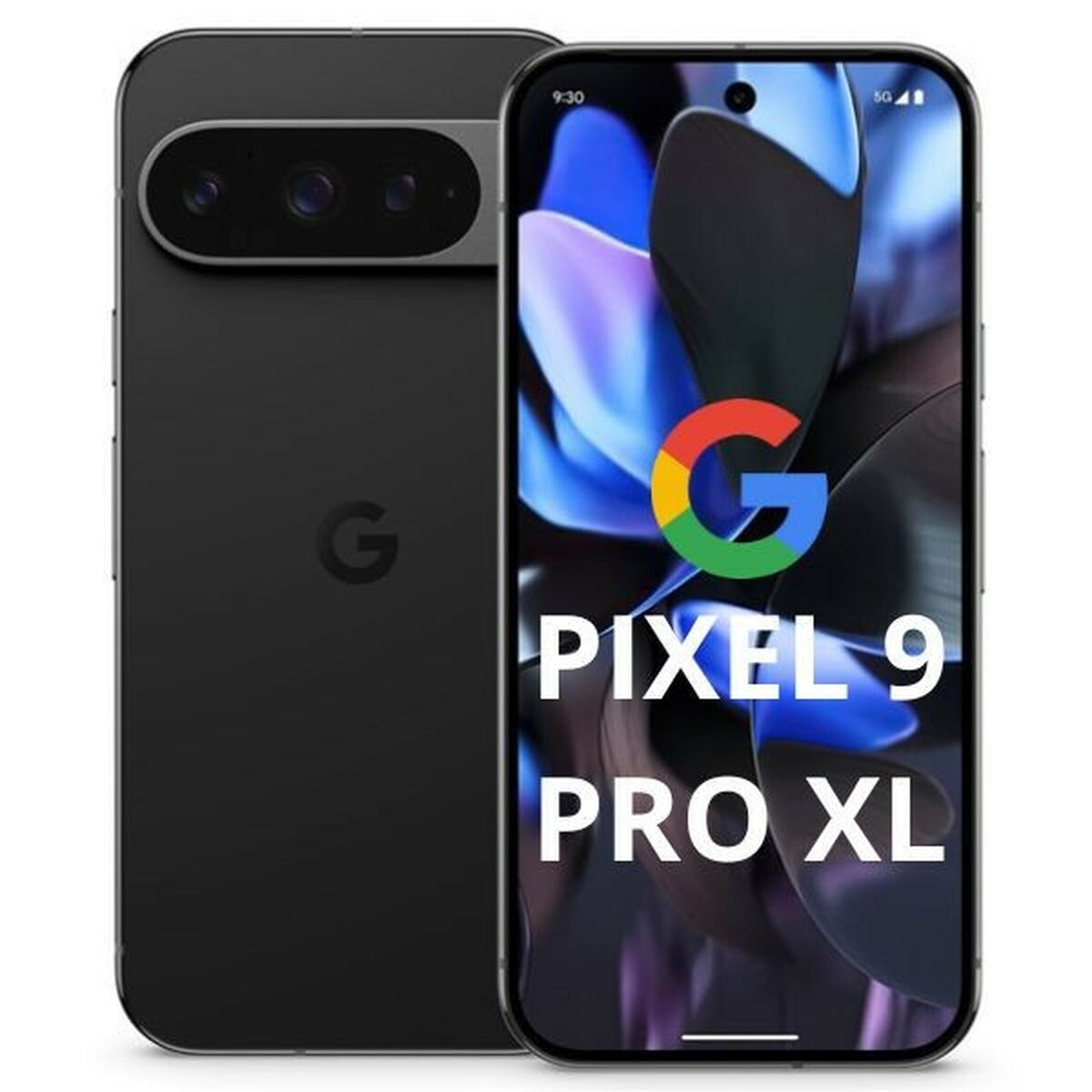 Google Pixel 9 Pro XL Smartphone - 6,8" Skærm, 16GB RAM, 256GB Sort Obsidian