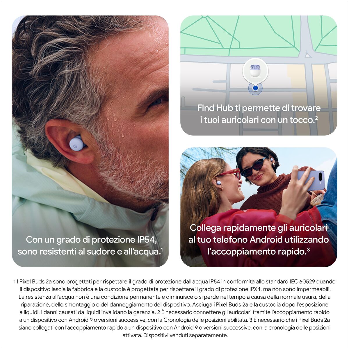 Headphones Google Pixel Buds 2a Purple