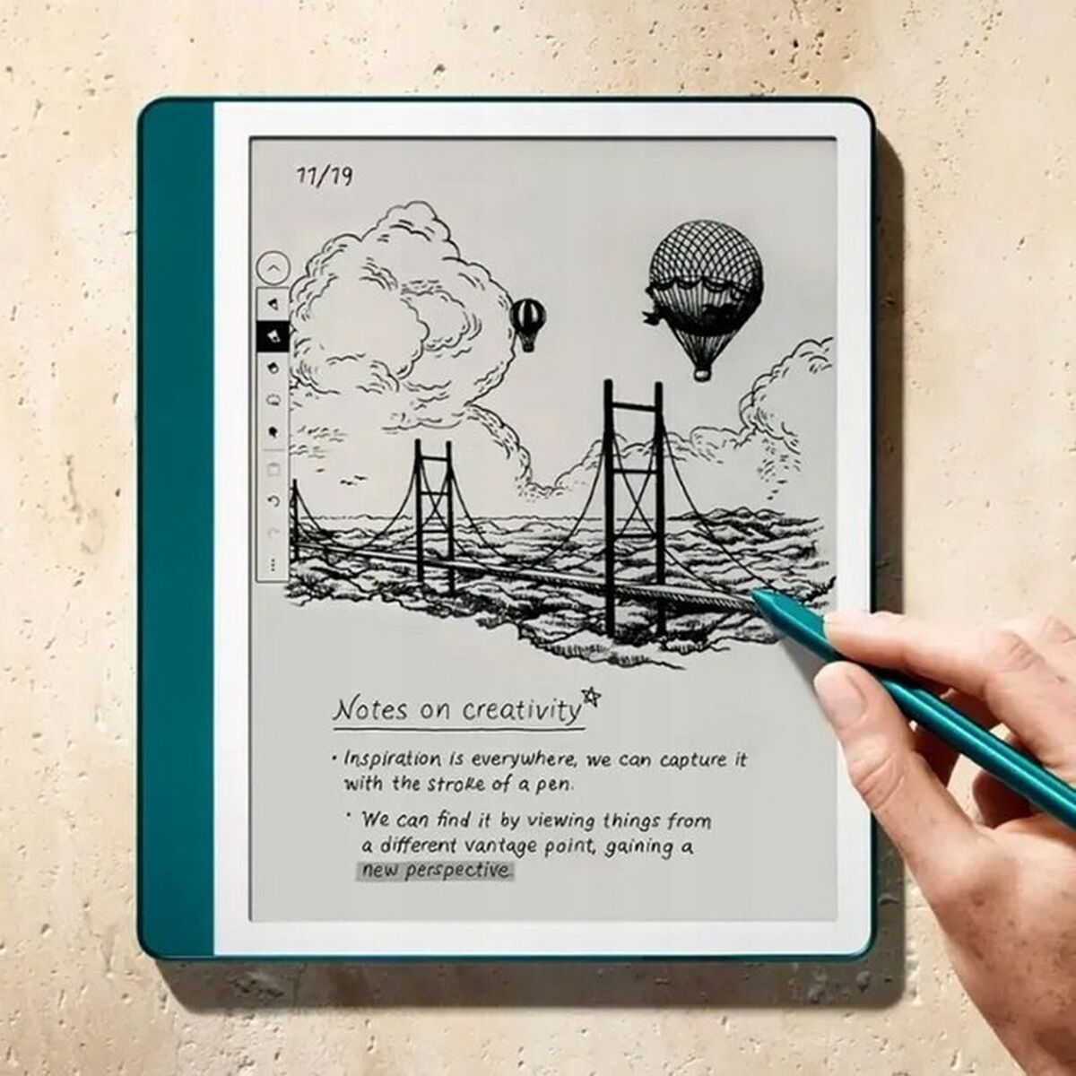 Afbeeldingen van EBook Kindle Nuevo Kindle Scribe Turquoise 64 GB 10,2"