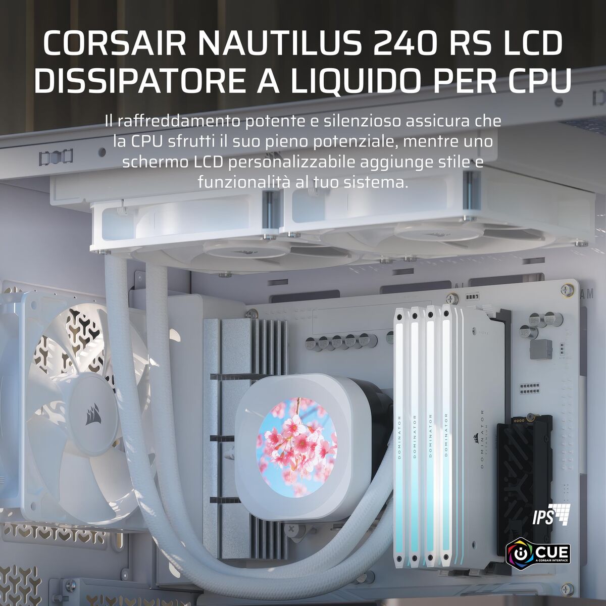 Picture of Liquid Refrigeration Kit Corsair Nautilus 240 RS LCD