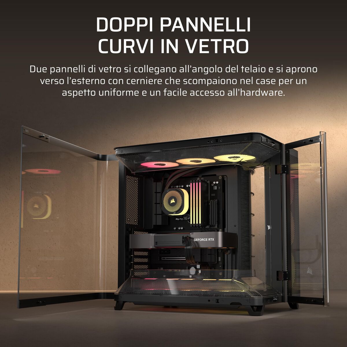 Image de ATX Semi-tower Box Corsair CC-9011318-WW Black