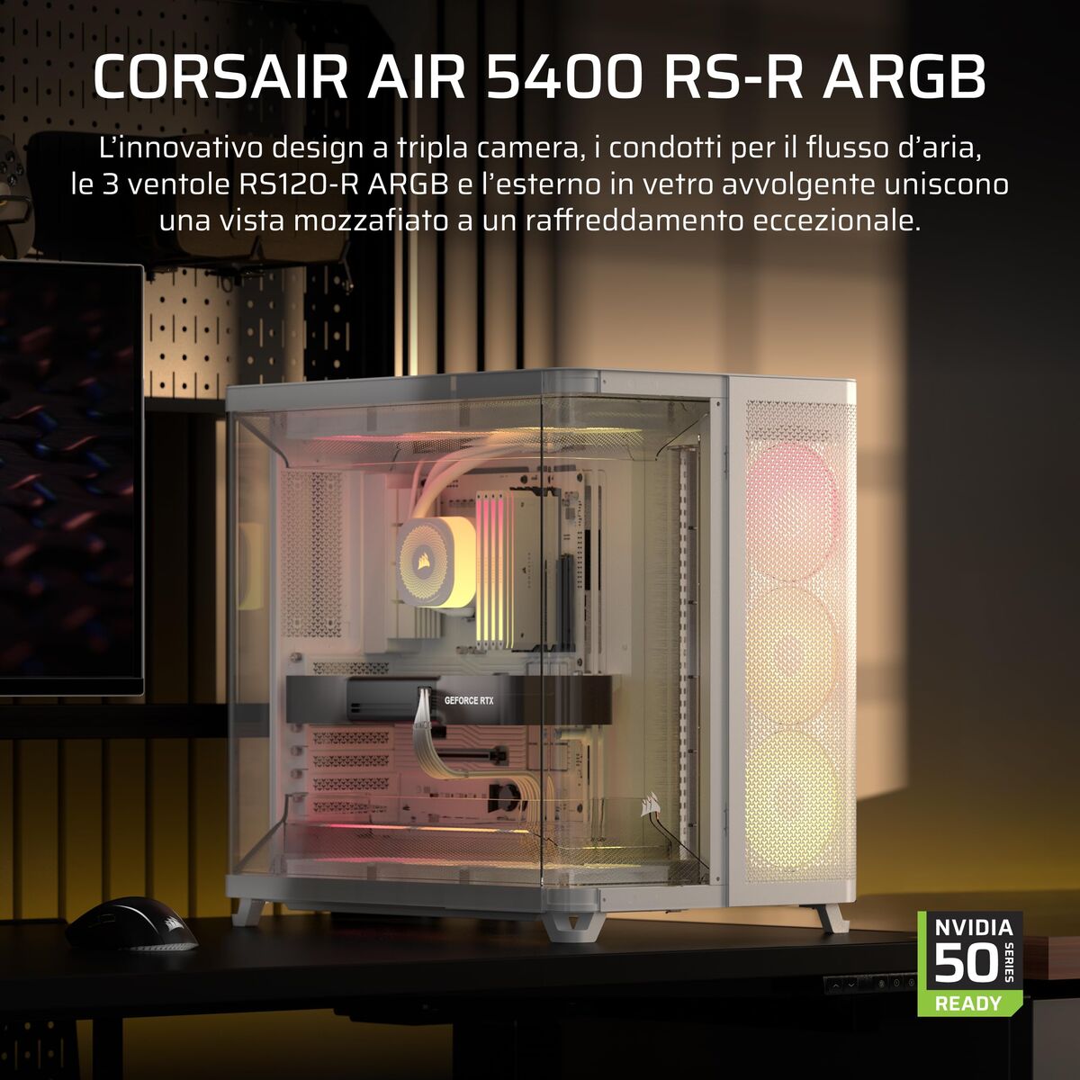 Image de ATX Semi-tower Box Corsair CC-9011319-WW White