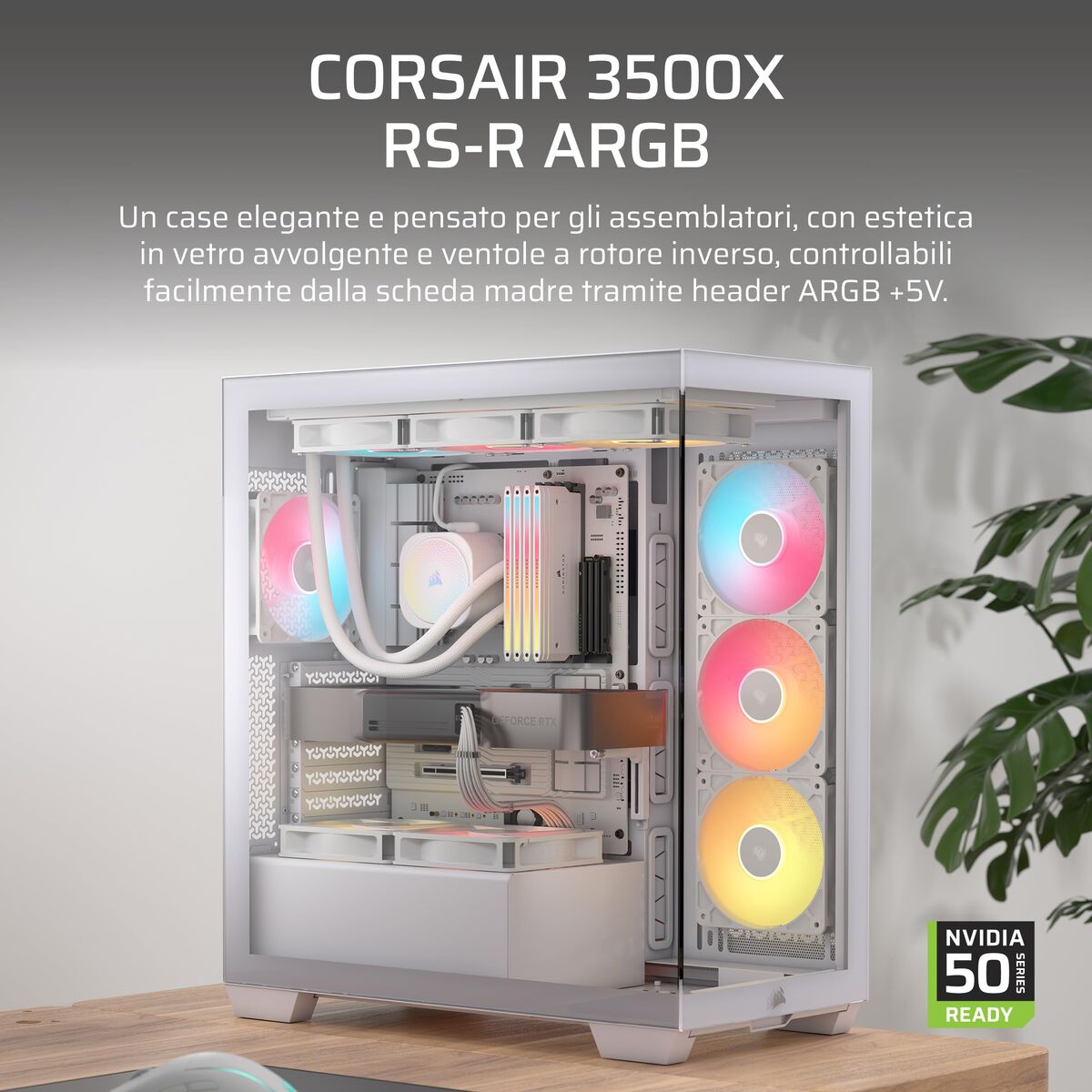 Image de ATX Semi-tower Box Corsair CC-9011323-WW White