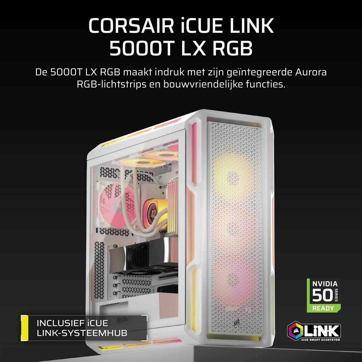 Afbeeldingen van ATX Semi-tower Box Corsair White