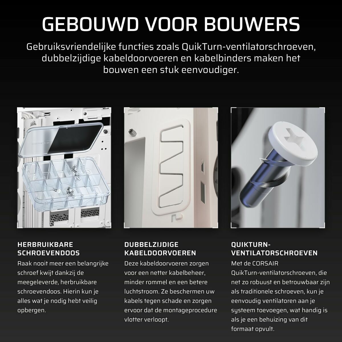 Afbeeldingen van ATX Semi-tower Box Corsair White