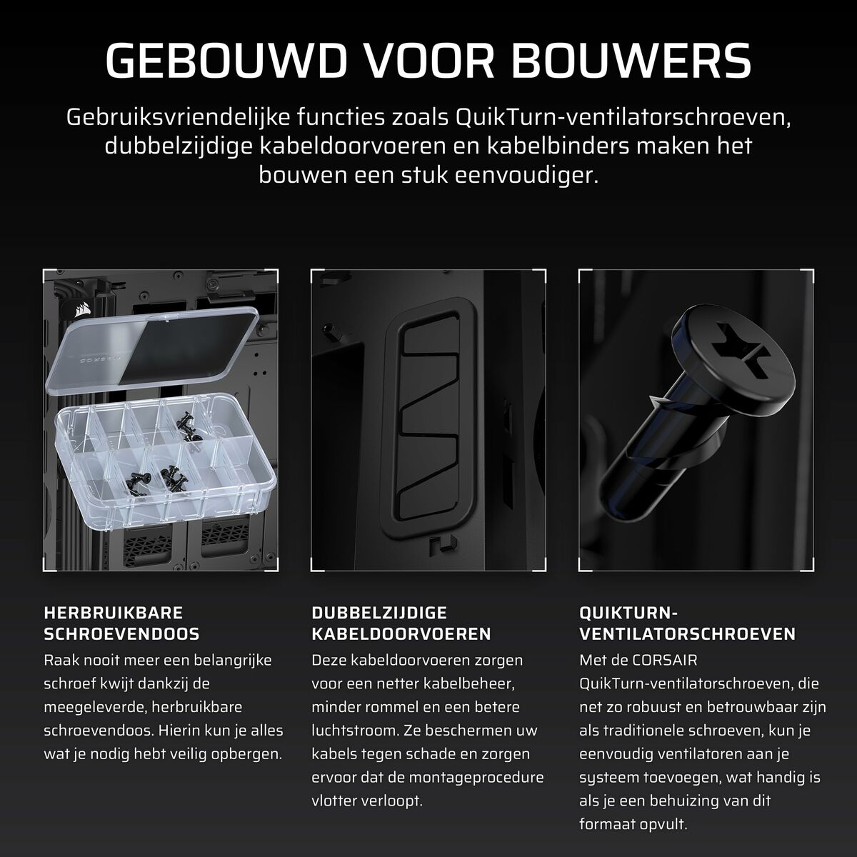 Afbeeldingen van ATX Semi-tower Box Corsair Black