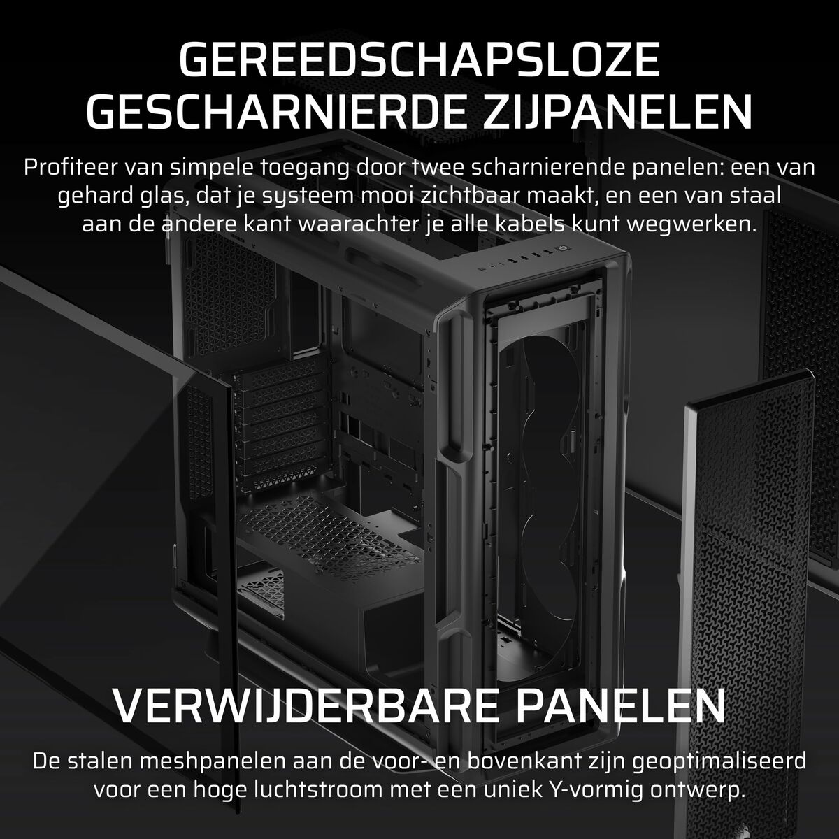 Afbeeldingen van ATX Semi-tower Box Corsair Black
