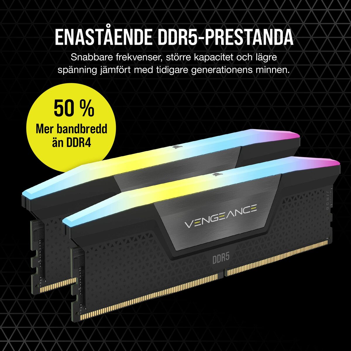 Afbeeldingen van RAM Memory Corsair 16 GB DDR5 SDRAM DDR5 5200 MHz CL40